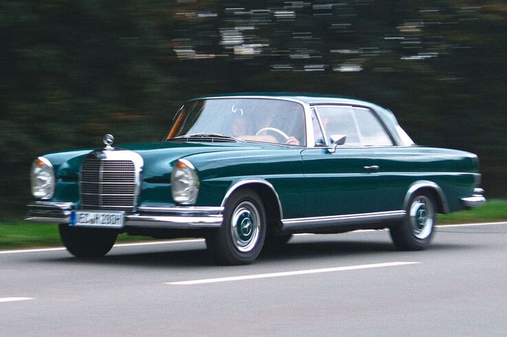 Fahraufnahme Mercedes-Benz Oldtimer