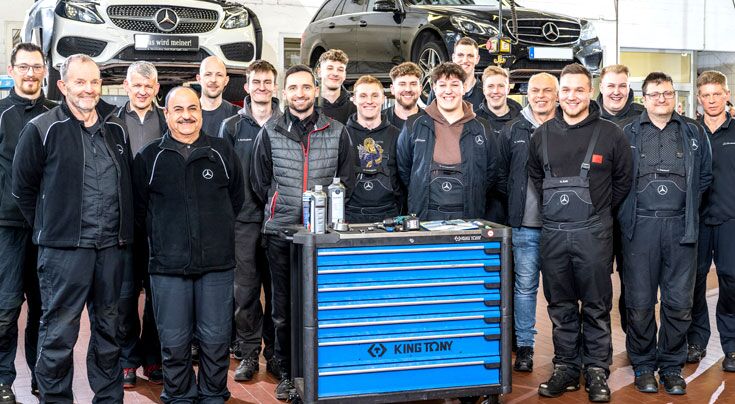 Mercedes-Benz Pkw Werkstattteam